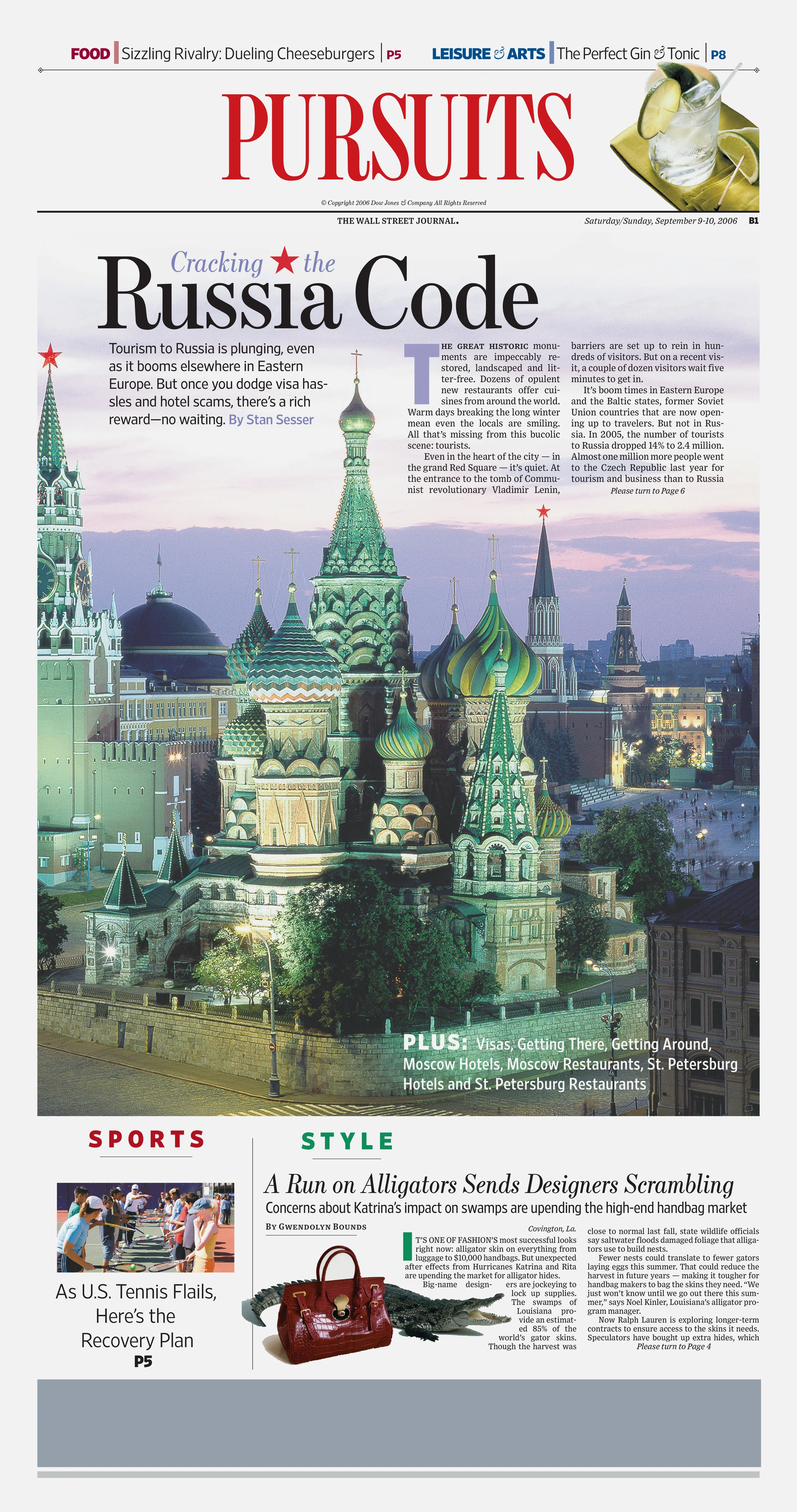 The Wall Street Journal redesign. Published by Dow Jones.