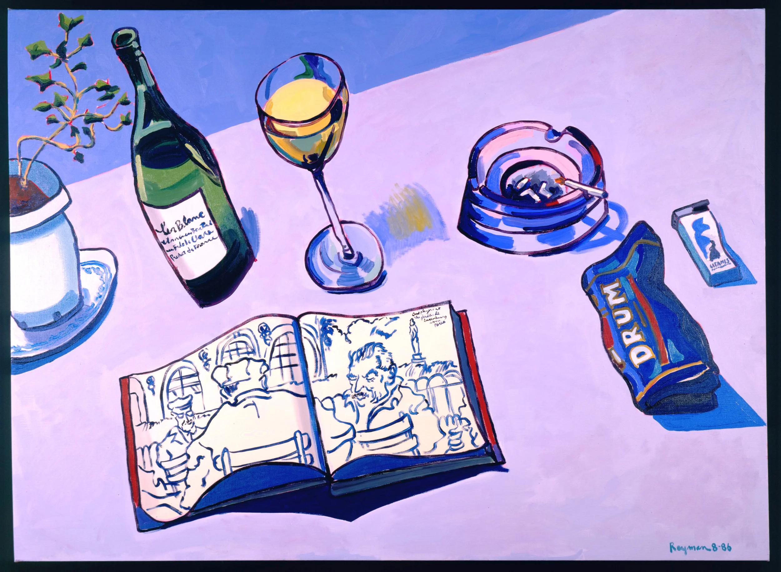 Avec Mes Tendres Souvenirs De Paris • 4 x 5 feet • Oil on Linen • SOLD