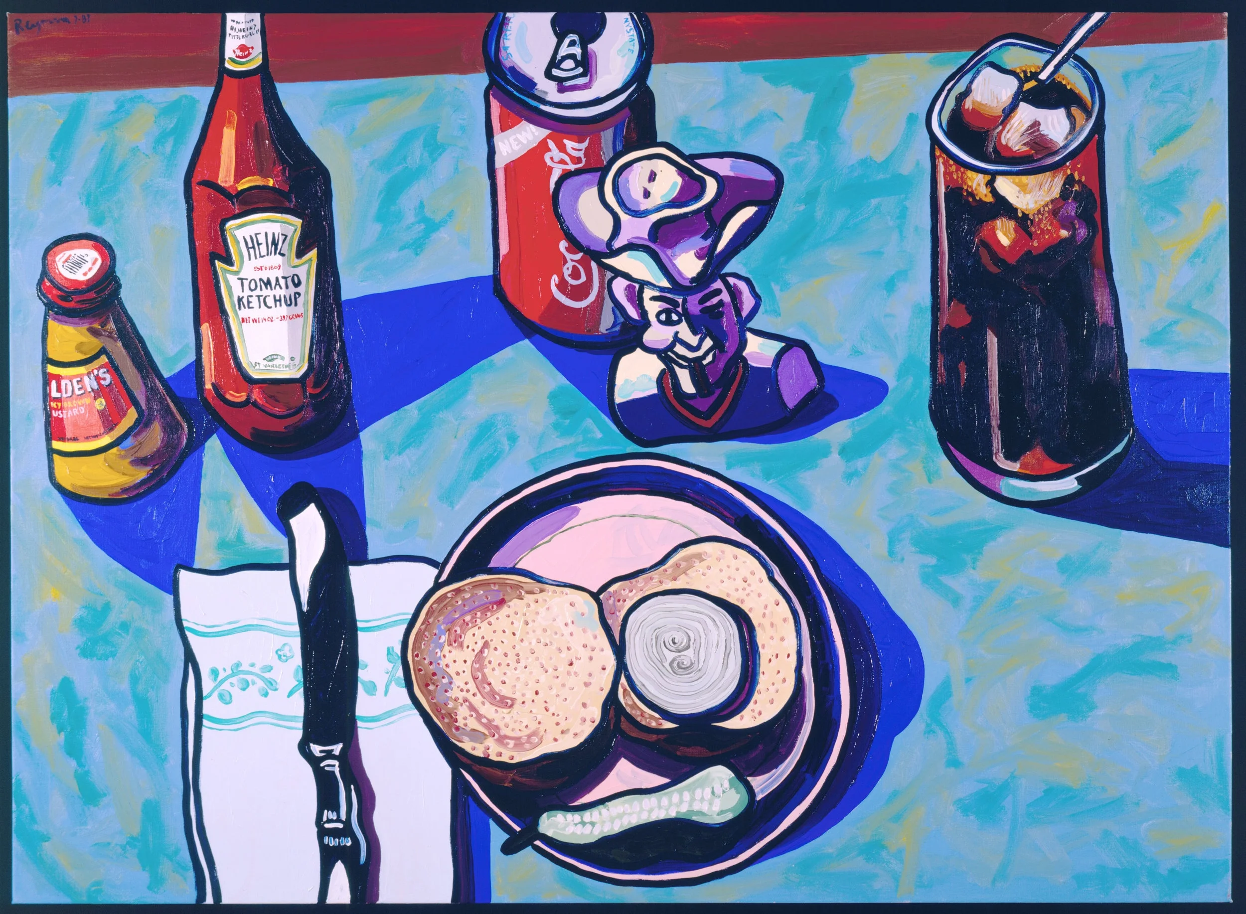 Waiting for Mister Burgher • 4 x 5 feet • Oil on Linen • SOLD