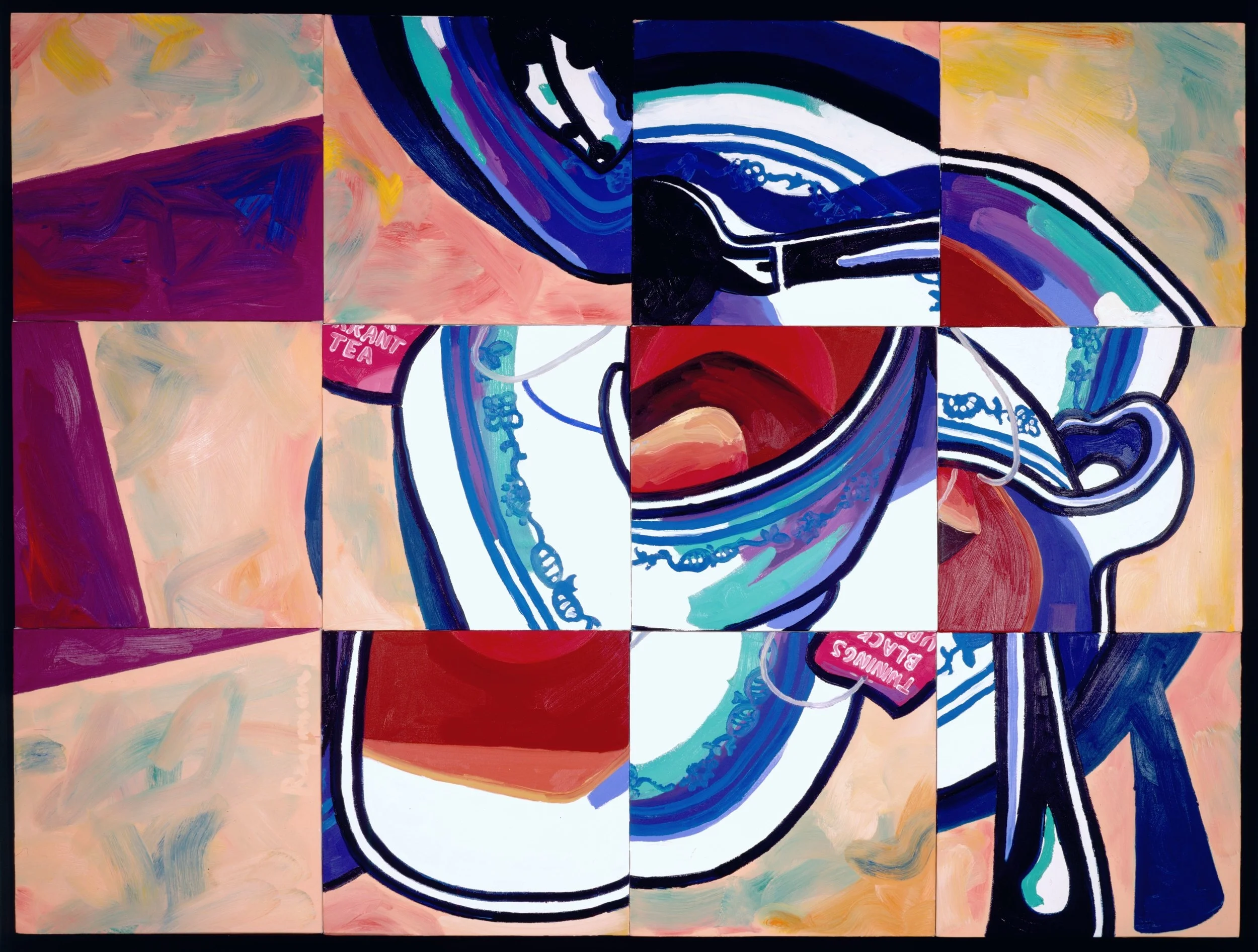 Tea in China • 6 x 8 feet • Oil on Linen • SOLD