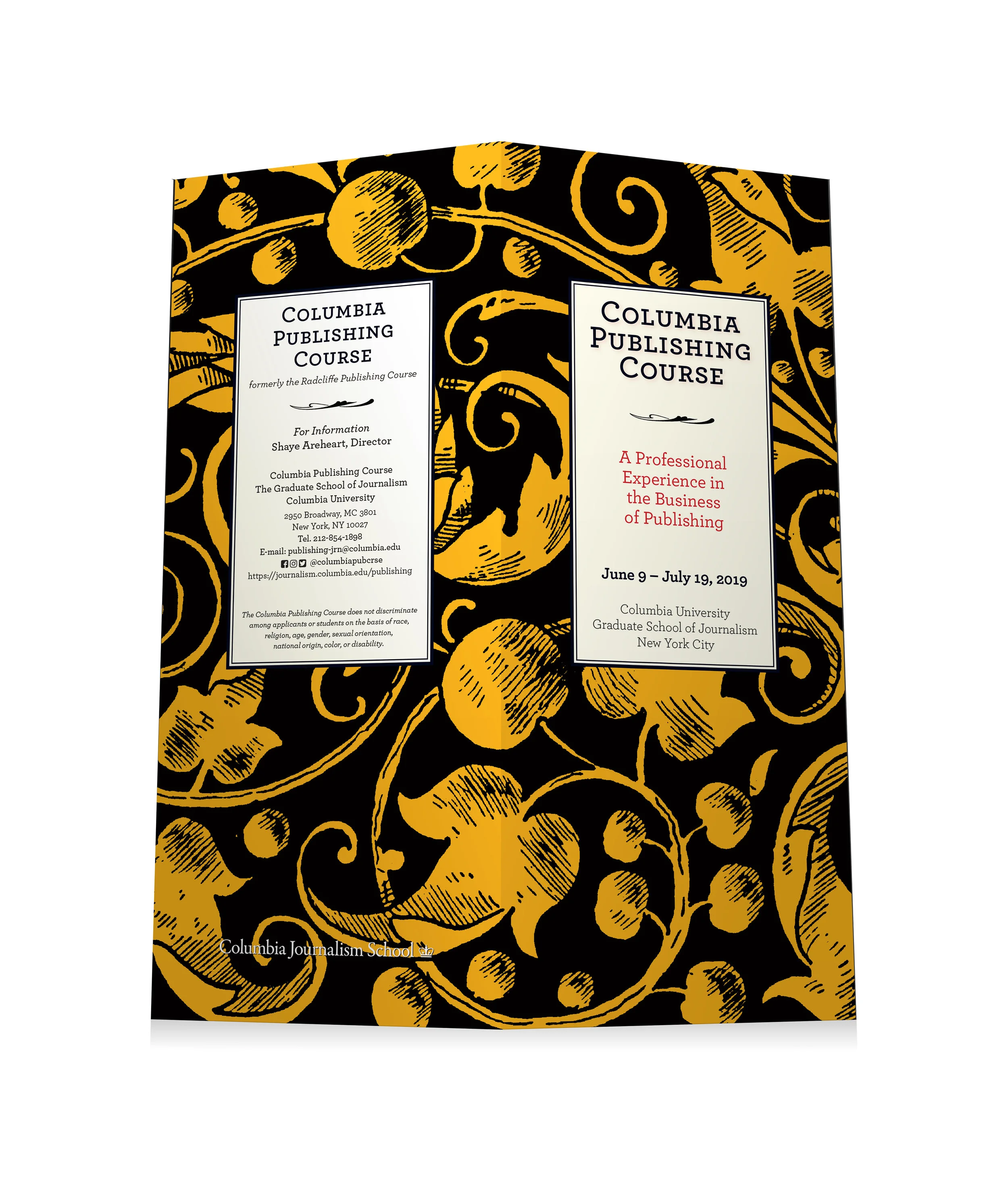 The Columbia Publishing Course Brochure, for Columbia University