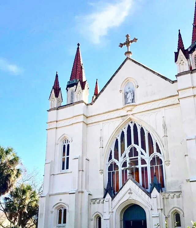 St. Joseph&rsquo;s Chapel | Springhill College | Mobile, Al .
.
.
.
.
#architecture #ecclesiasticalarchitecture #symmetry #mobile #catholic
