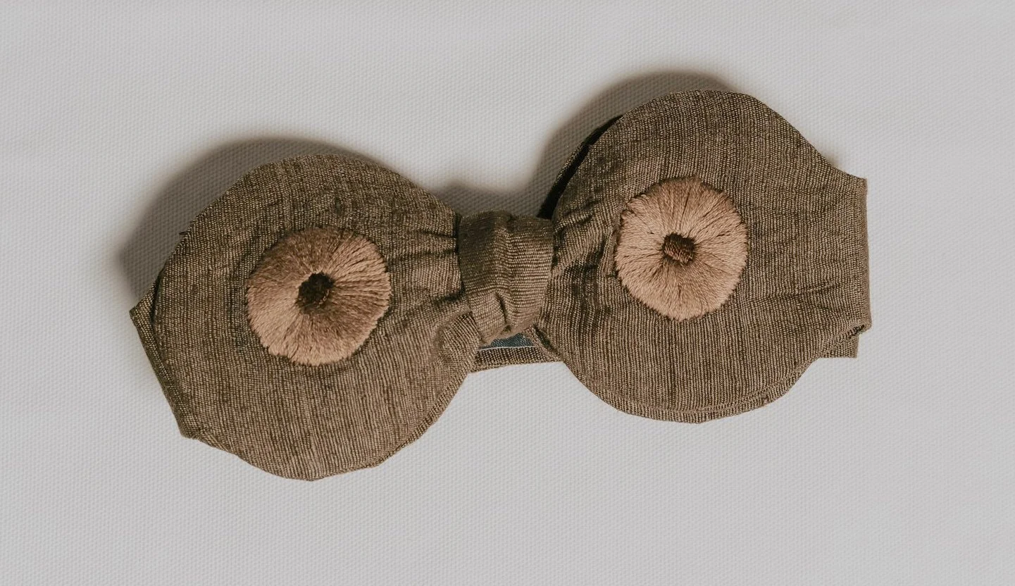 Almond Skin Boobie Bowtie