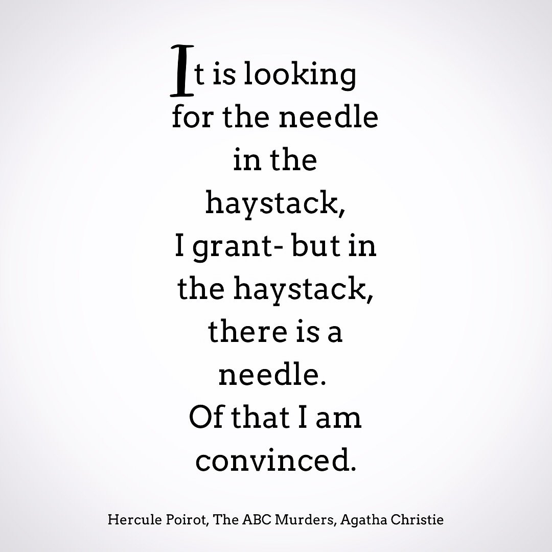 Know what you want, believe in yourself, &amp; seek it out. 
.
I love Hercule Poirot.
.
.
.
.
.
I'm an artist who listens to audiobooks while writing words on canvas! Constantly bookmarking &amp; sharing my faves here. Follow for quotes + artvids on 