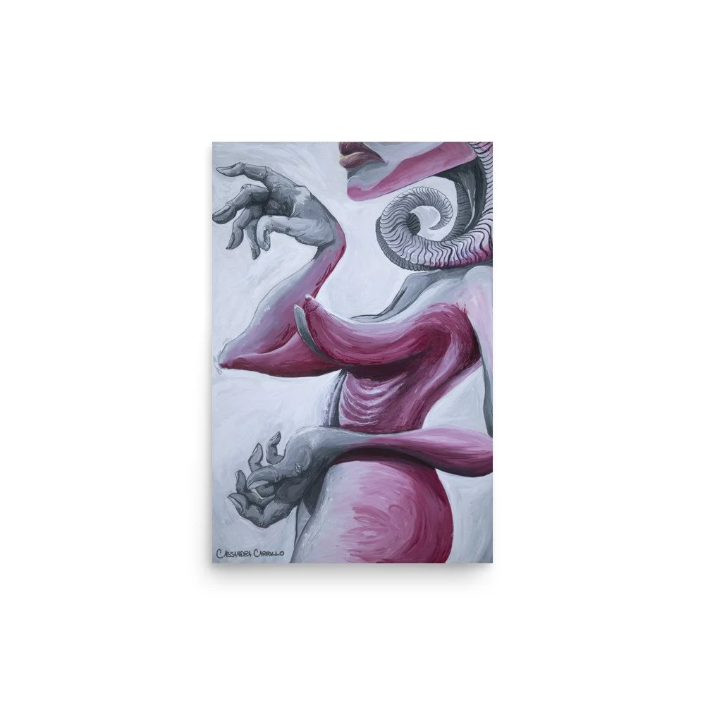 Never Calm Your Tits Poster 12x18"