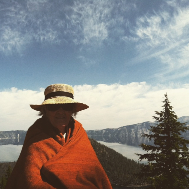 At Crater Lake, after a trip to the Shakespeare Festival in Ashland with Bruce & Bethany