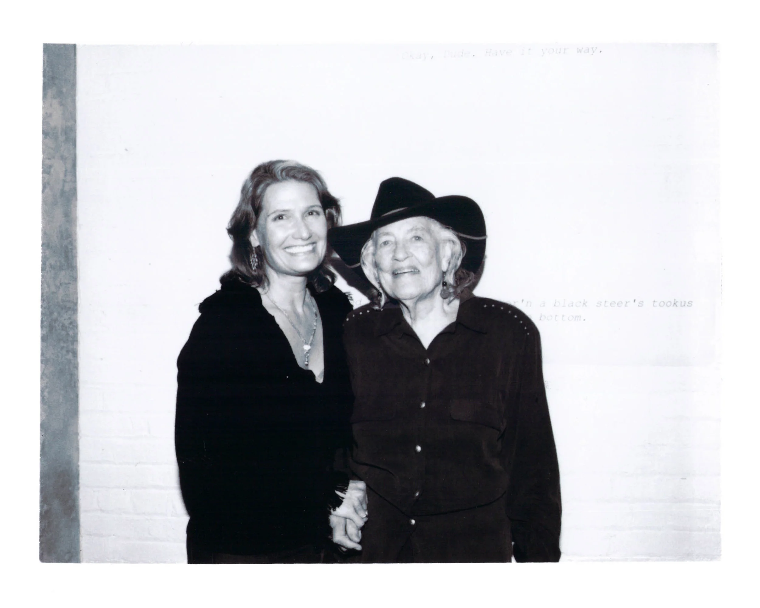 Tashie came as "The Stranger" (The Big Lebowski), escorted by granddaughter Katherine (KD) Bleakley
