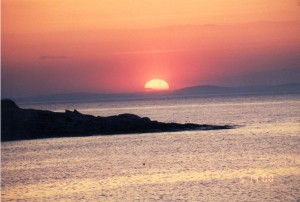 sunset lobster pool