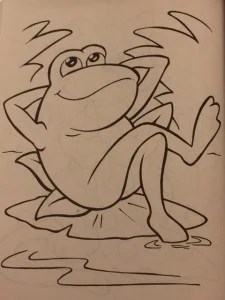 frog outline