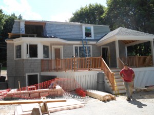 Back of house after
