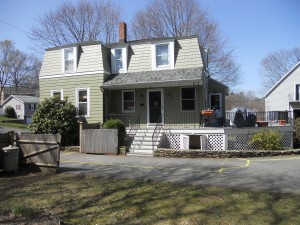 Side of house before