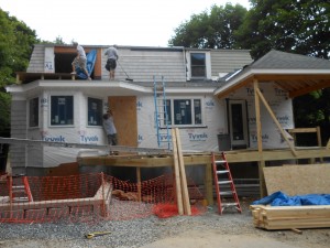 Back of house during