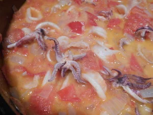 Simple Squid Dinner