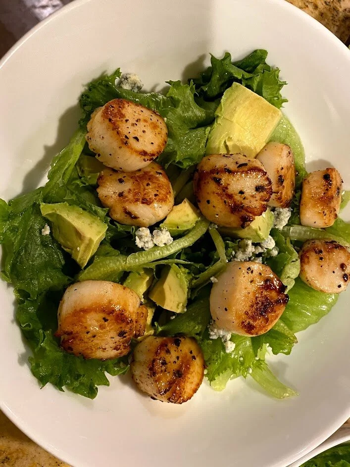 Scallop Dinner Salad