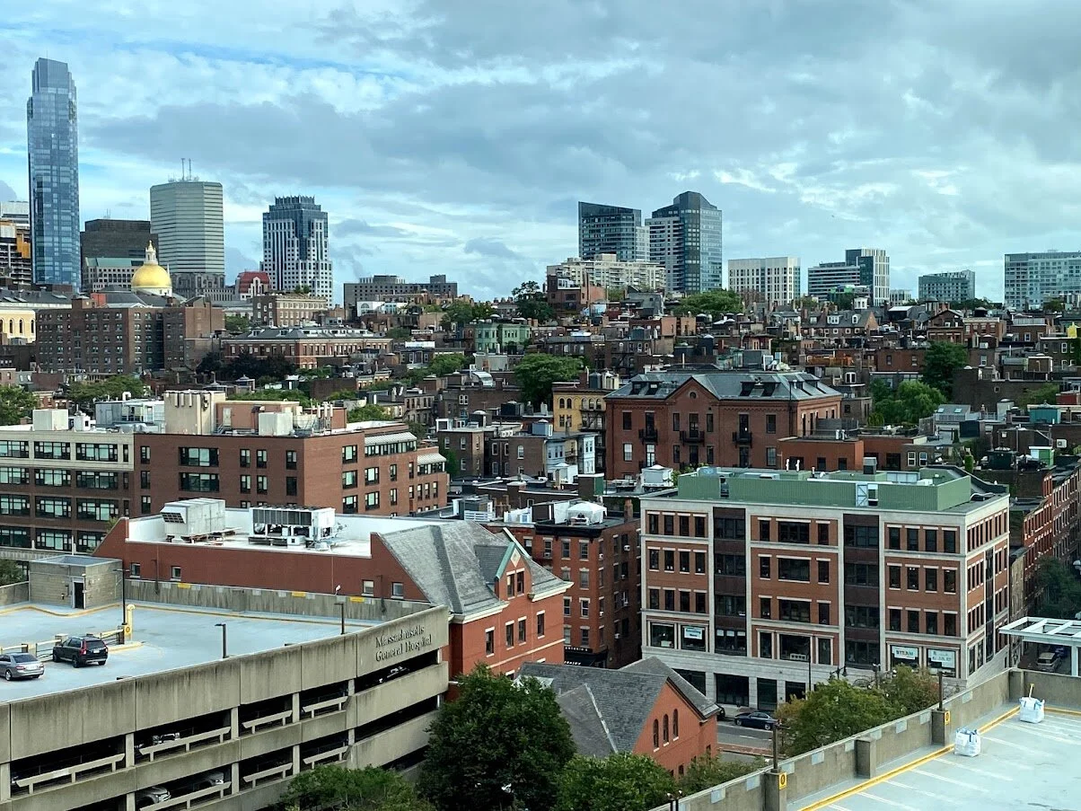 The Boston Skyline from MGH