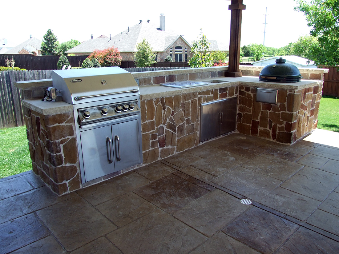 BMR pool and patio outdoor grill green egg.jpg