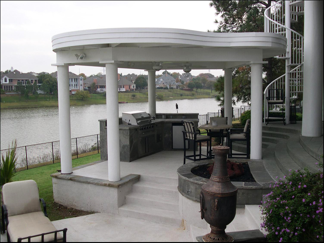 BMR pool and patio covered white pillars arbor.jpg