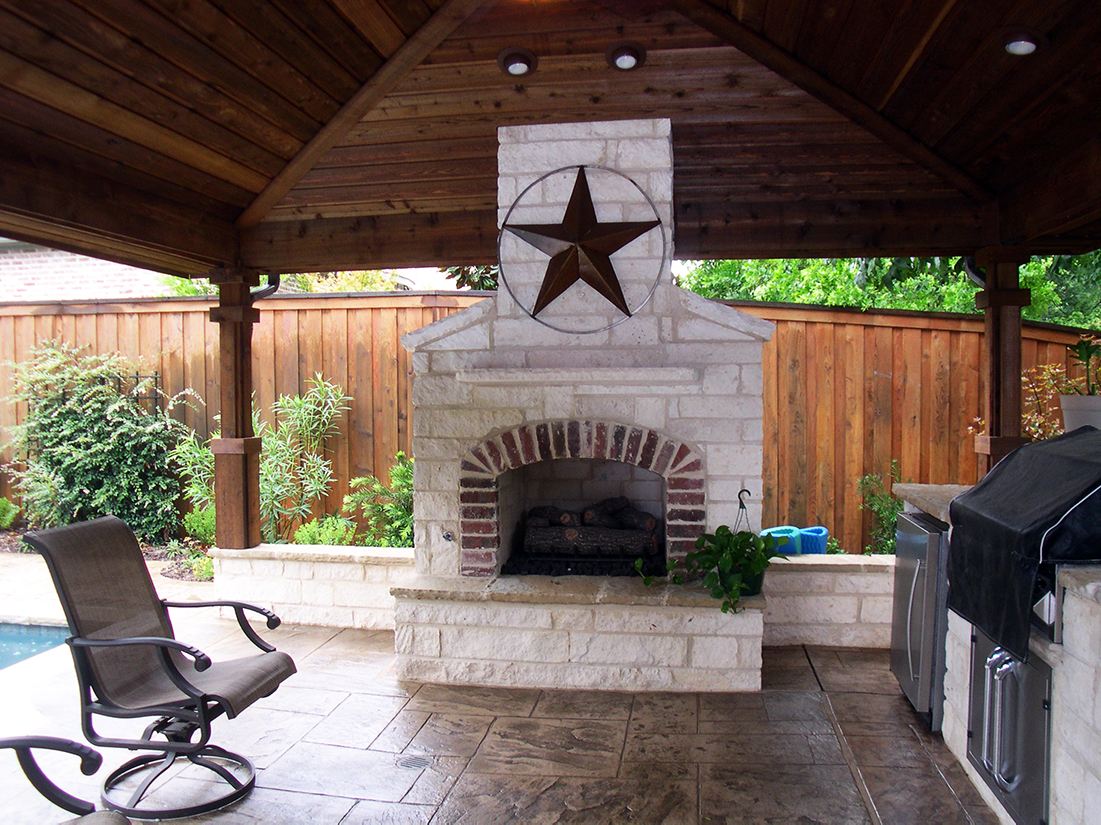 BMR pool and patio white fireplace patio grill.jpg