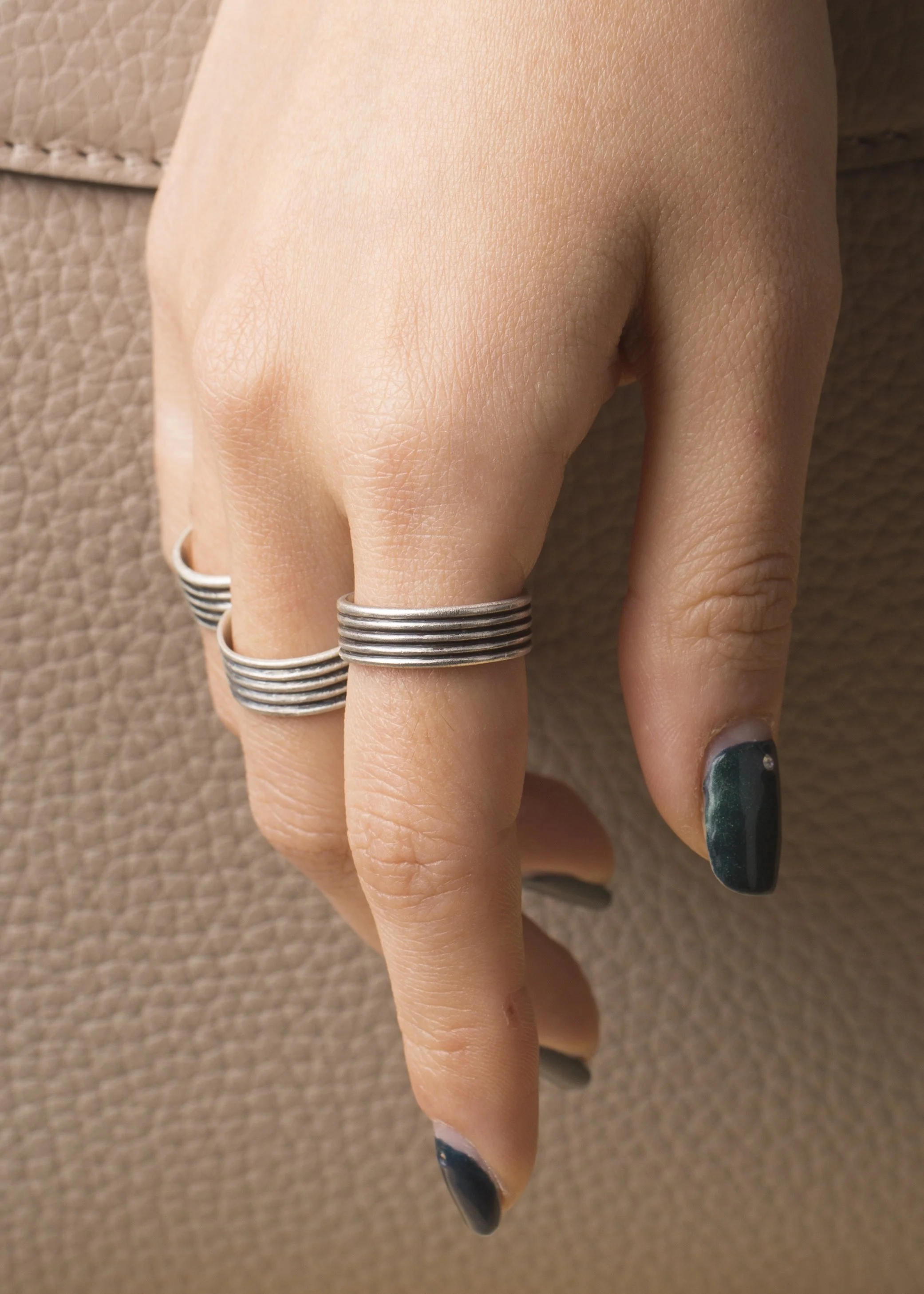 Sterling Silver Groovy Cigar Band
