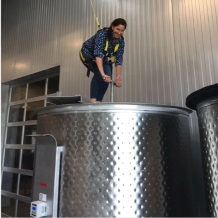 punchdown in the winery