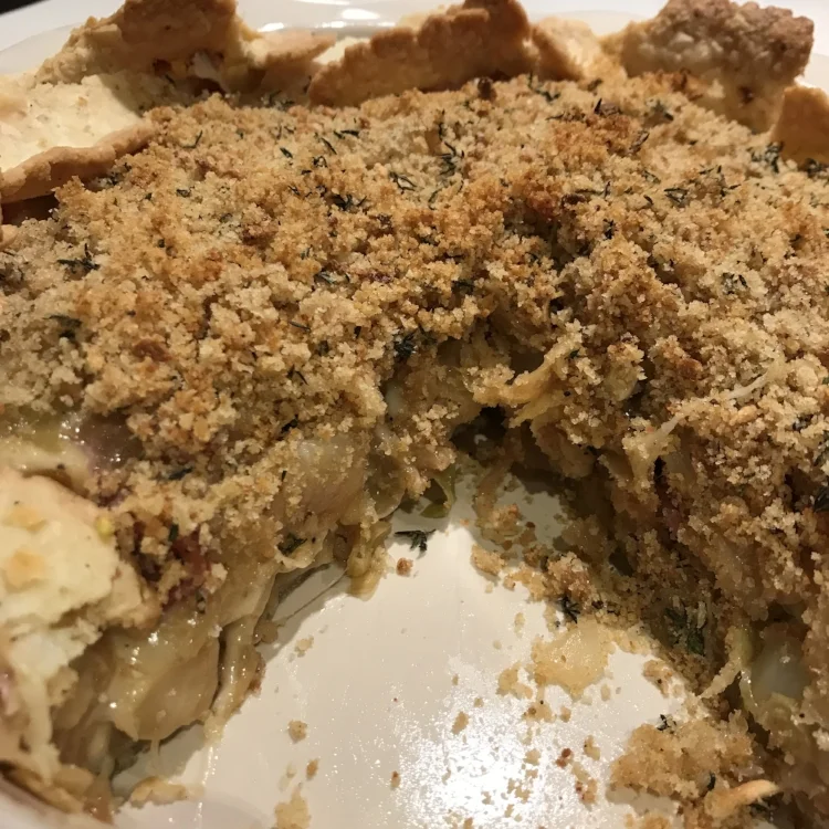 Onion and Cabbage Tart