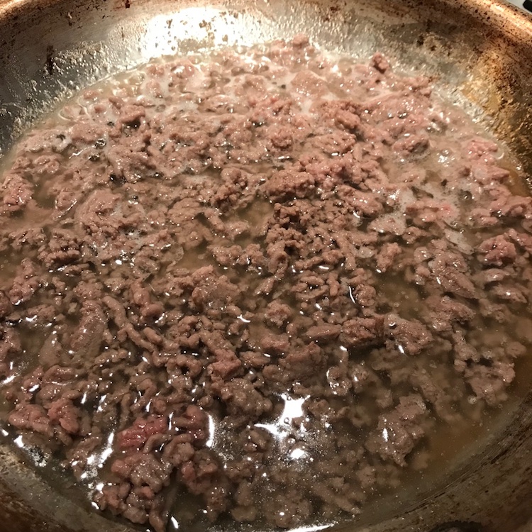 browned meat