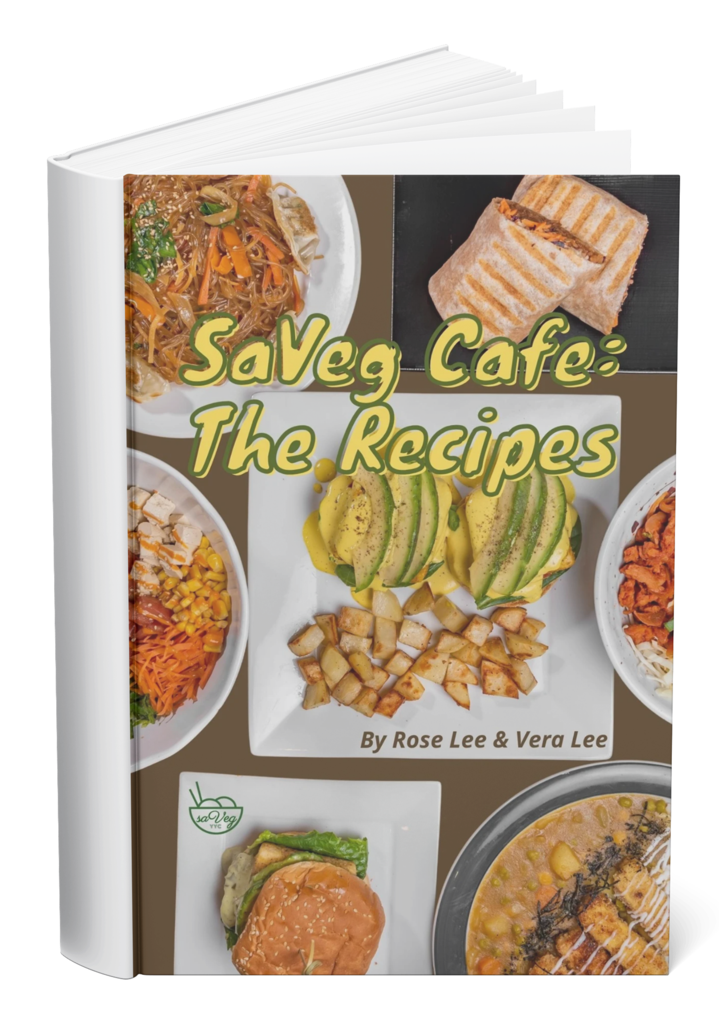 SaVeg Cafe Recipes Cookbook $39.99 CAD