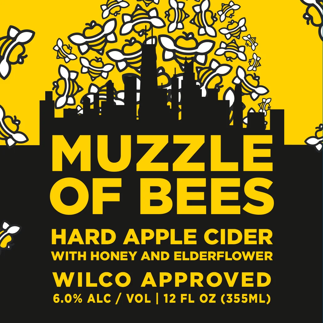 NEW 'Muzzle of Bees' Flavor Release! Label Design by Wilco (Seriously!) 