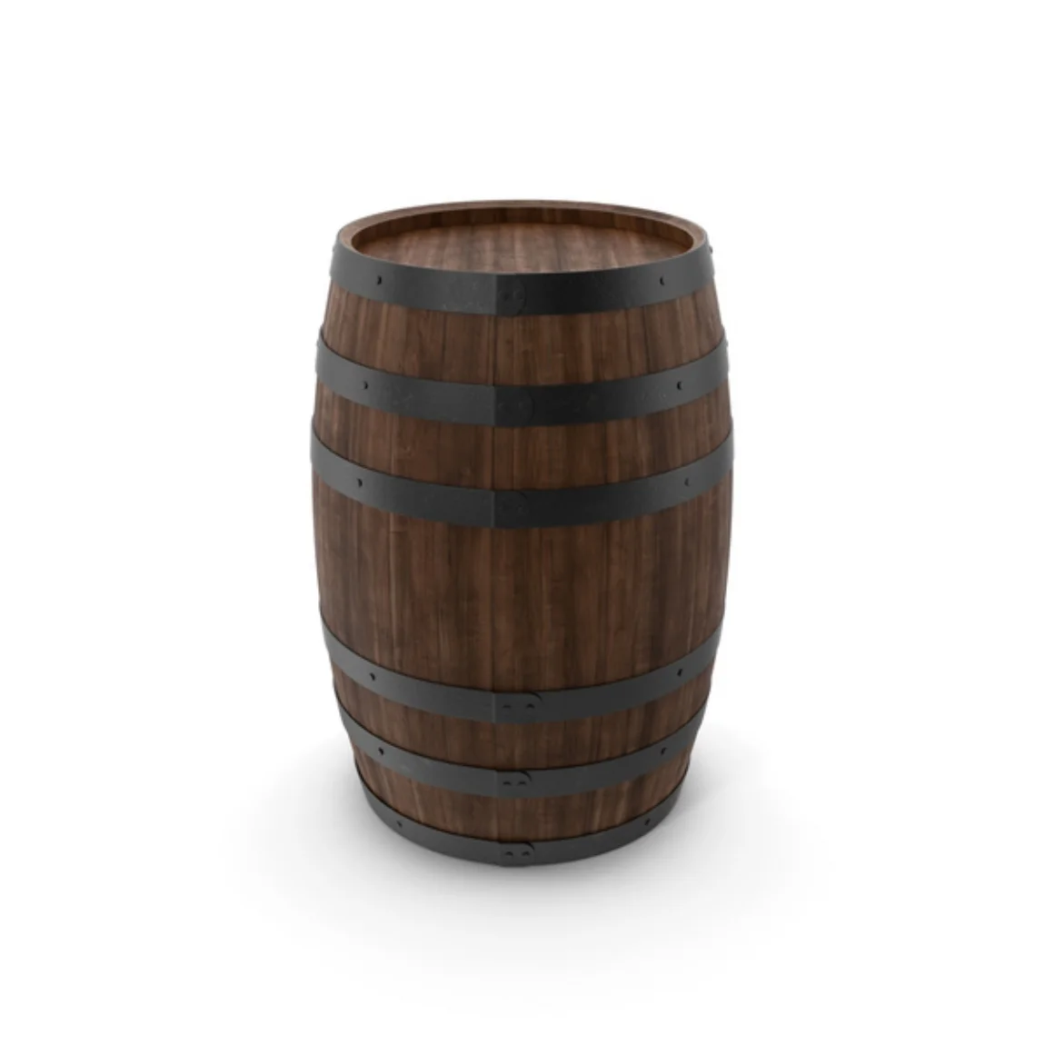 rustic wine barrel