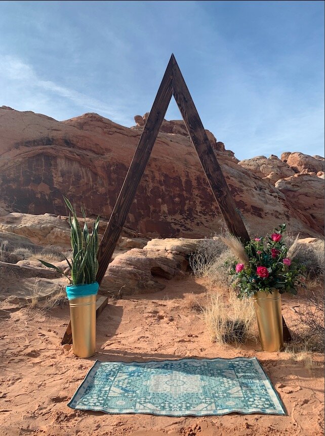 Triangle Wedding Arch