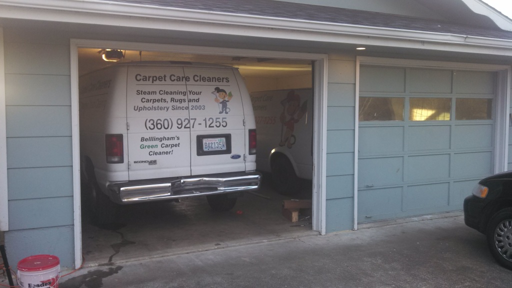 Van in Garage