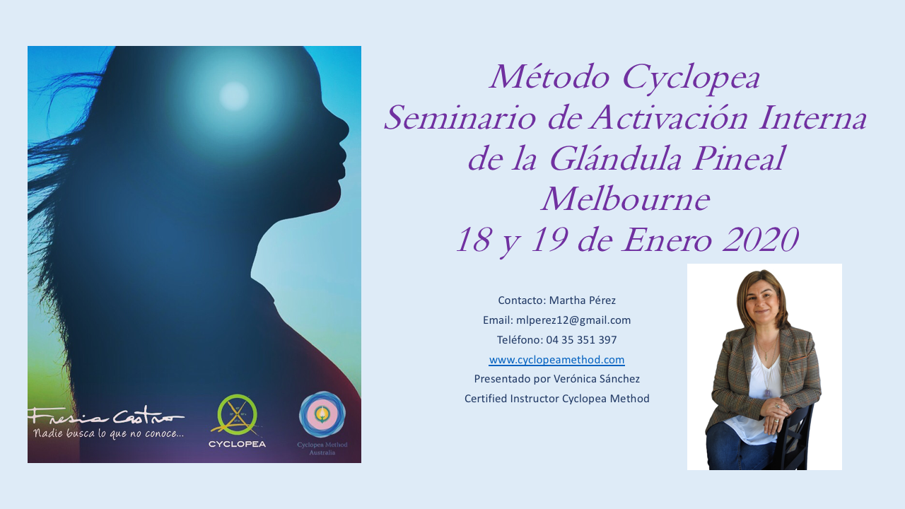 Seminario de Activación Internal de la Glándula Pineal Melbourne 2020