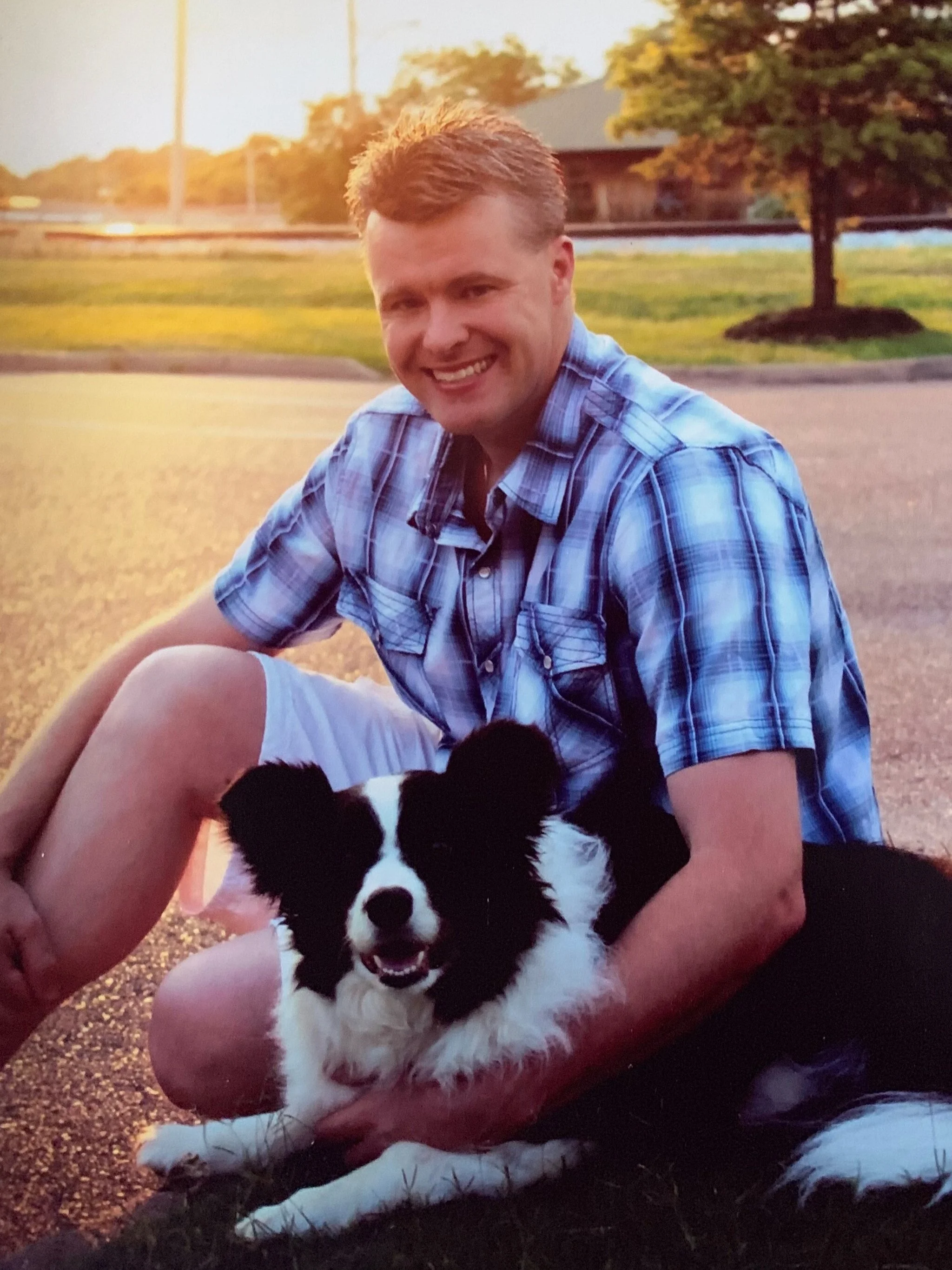 Brad & Chase, winner of Best Dog in Bartlett 5 years in a row.