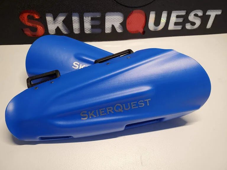 SkierQuest New Small Forearm Guards - Blue 9 3/4"