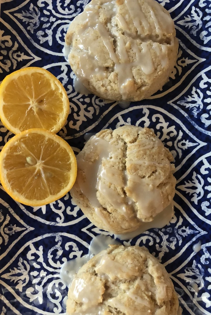 Lemon Scones with Icing - Dairy Free