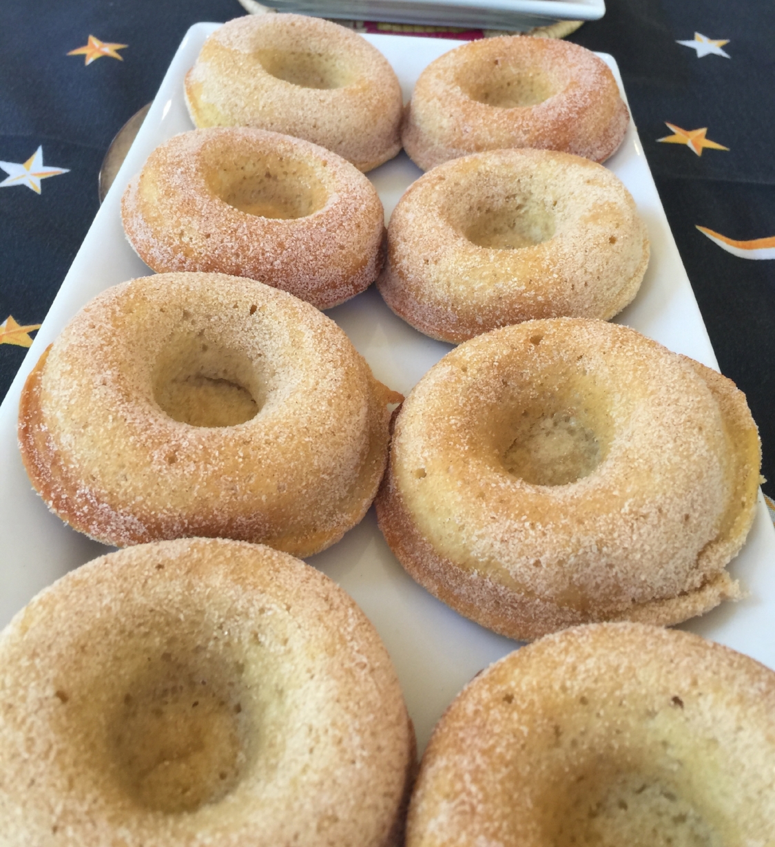 Apple Cinnamon Baked Donuts - Dairy Free