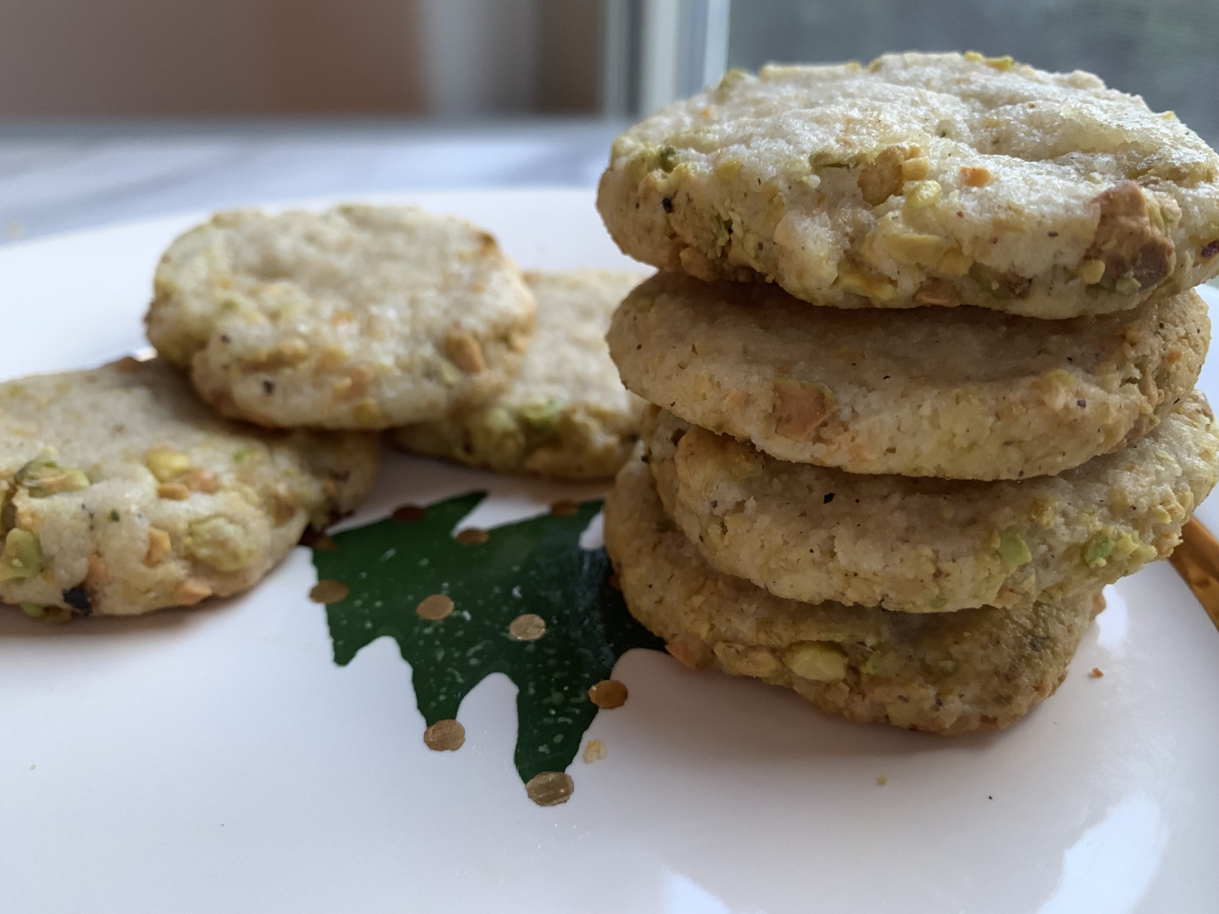 Flourless Almond Cookies with Cardamom, Orange Zest, and