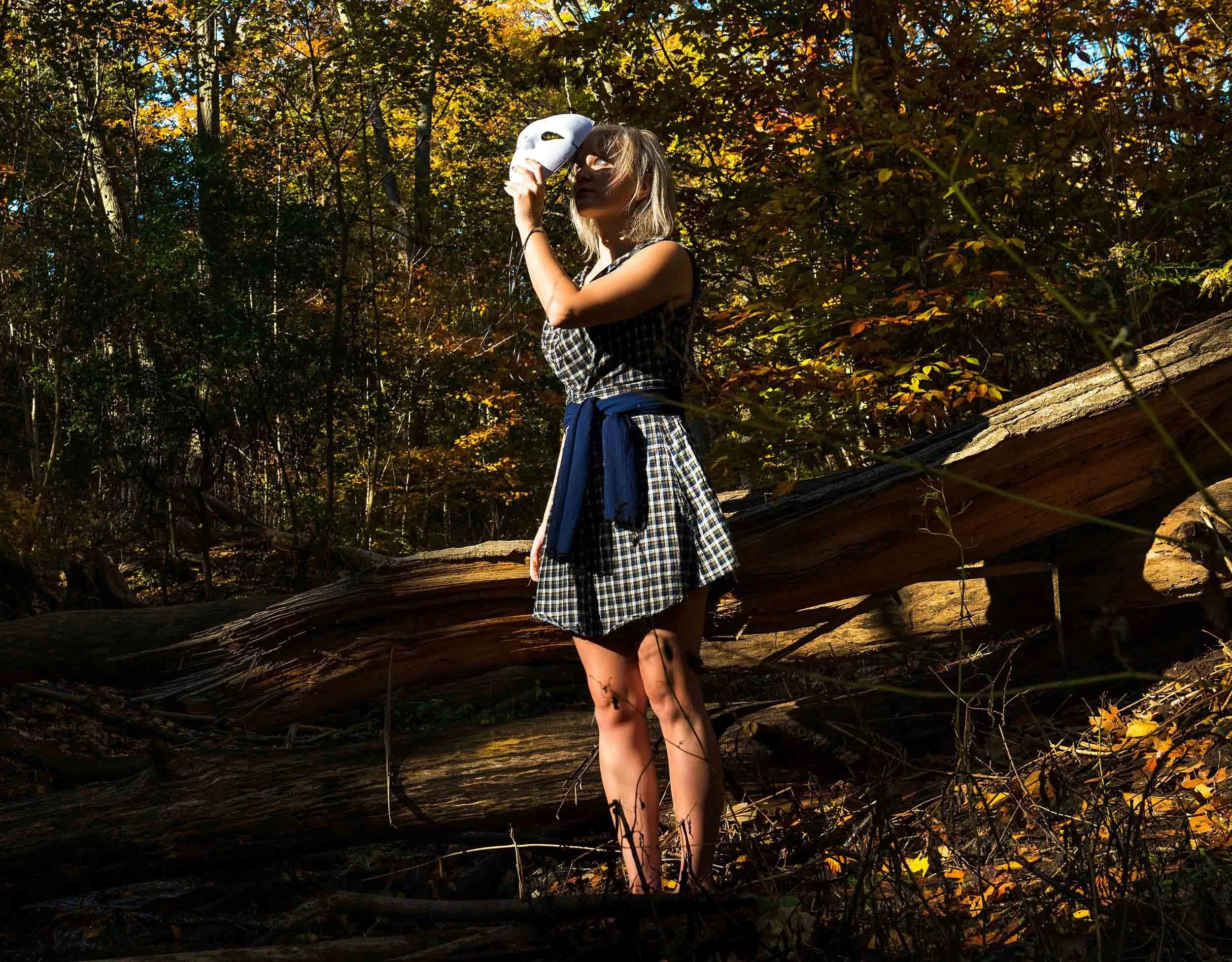  Is it just an act? Tell me honestly, is any of this real? Isolation self-portrait, October 28, 2020. Laura Pedersen Photo 