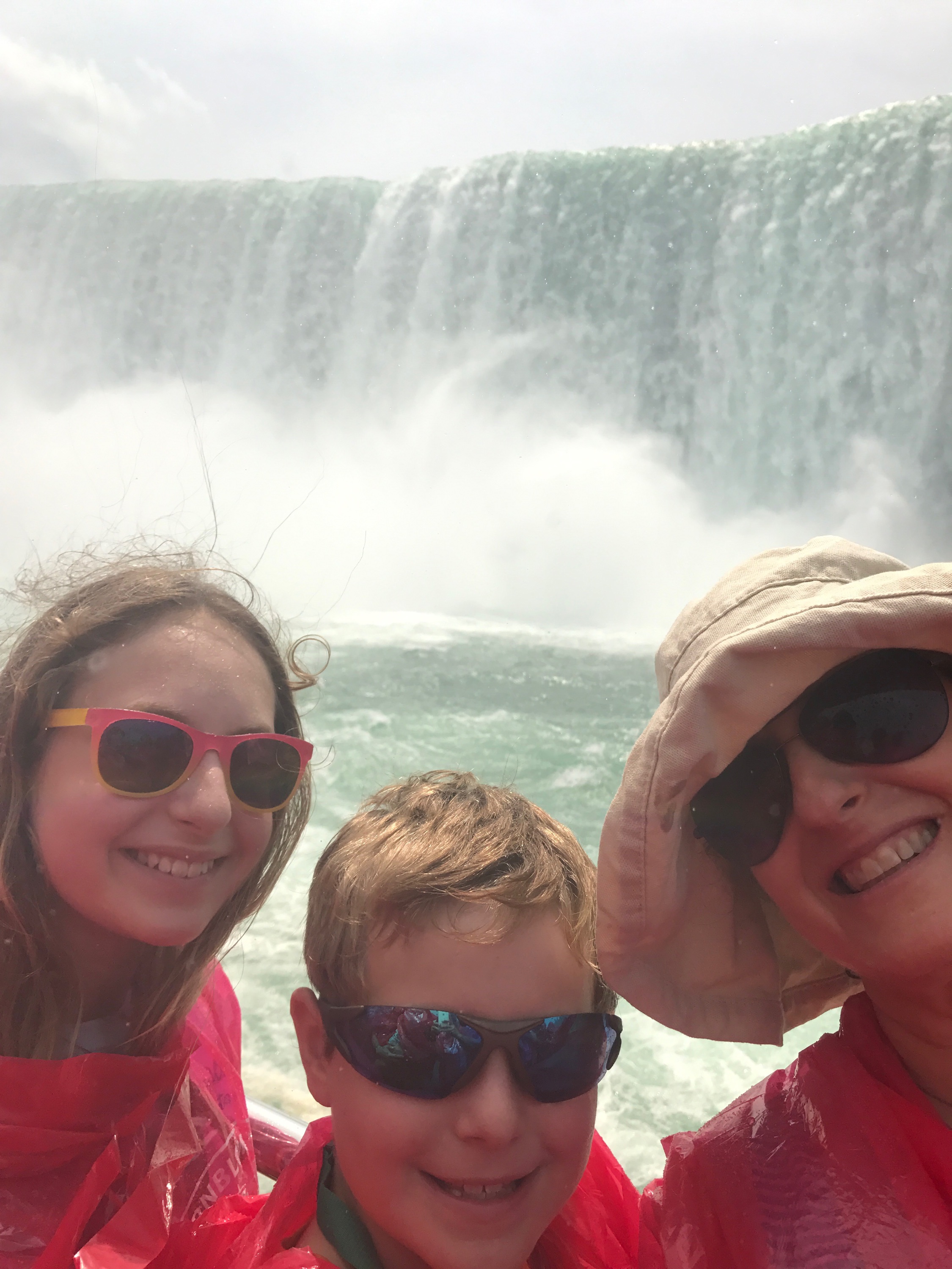 Abby, August & Hannah at Niagara Falls