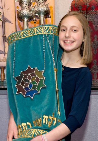 Abby with the Torah