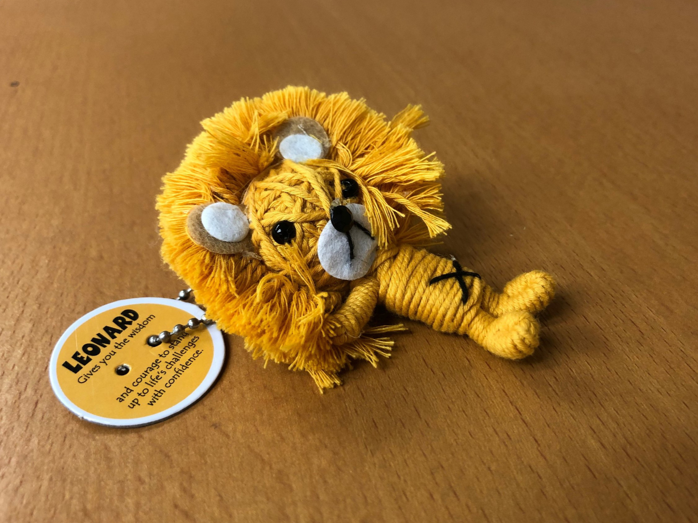  My kids gave me this&nbsp;Leonard the Lion doll, a totem of courage, and entirely appropriate as we leave 2018 behind. 