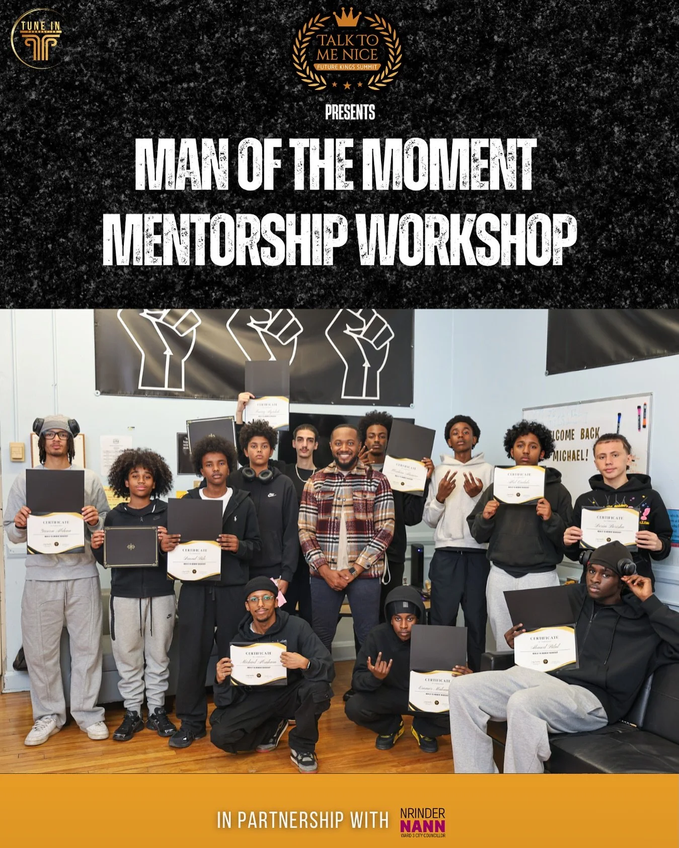 Man of the Moment Mentorship Workshop &mdash; Westdale

This weeks session we had Westdale Kings stepping up to become a man of the moment. We asked a simple question: Who does this moment require me to be? The answers sounded like discipline, accoun