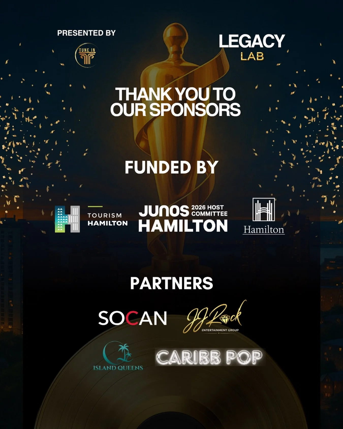 Legacy Lab doesn&rsquo;t happen without community.

We&rsquo;re grateful to the partners and funders who believe in building real pathways for artists, creatives, and the next generation of leaders in Hamilton.

Because of this support, we were able 