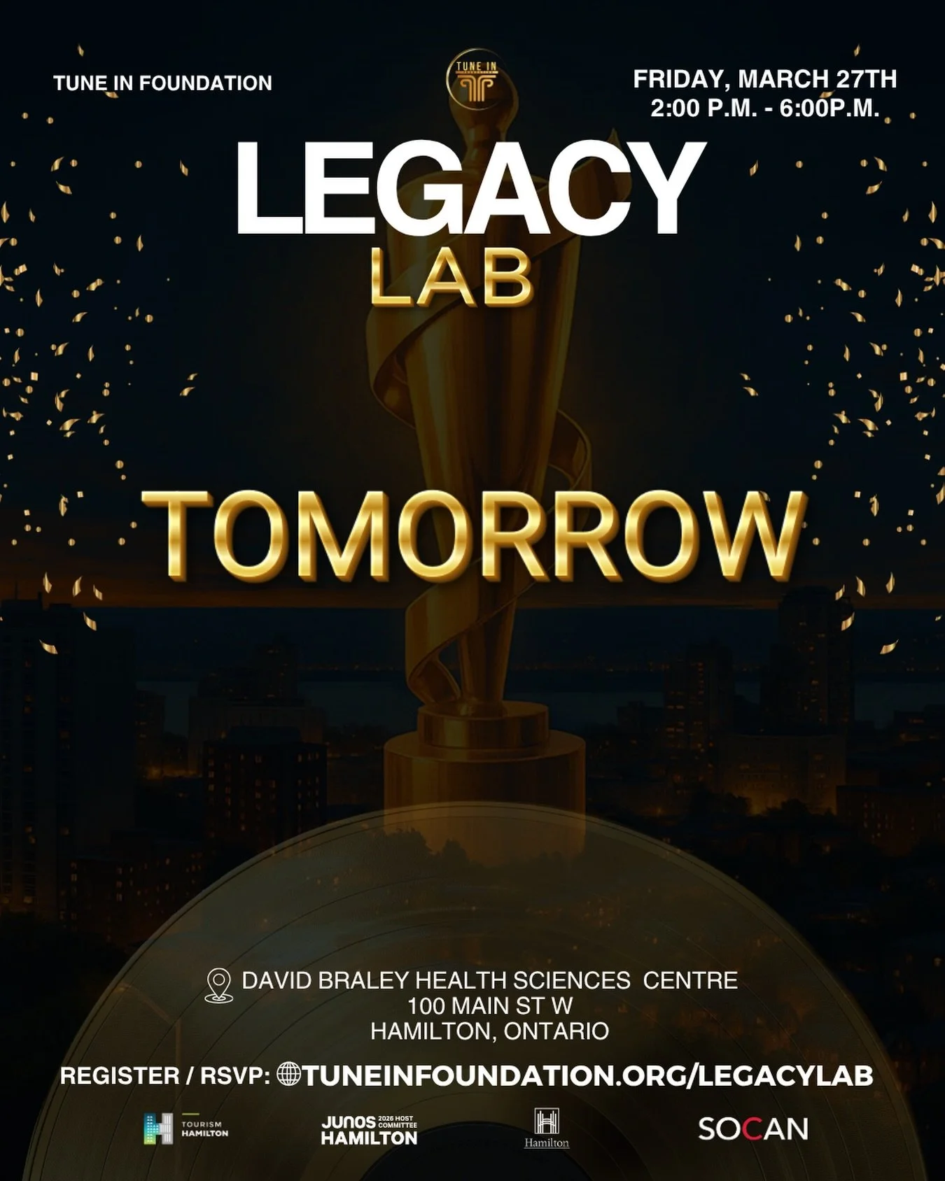 The stage is set, everything is ready for you. We&rsquo;ll see you tomorrow at Legacy Lab 🔥🔥