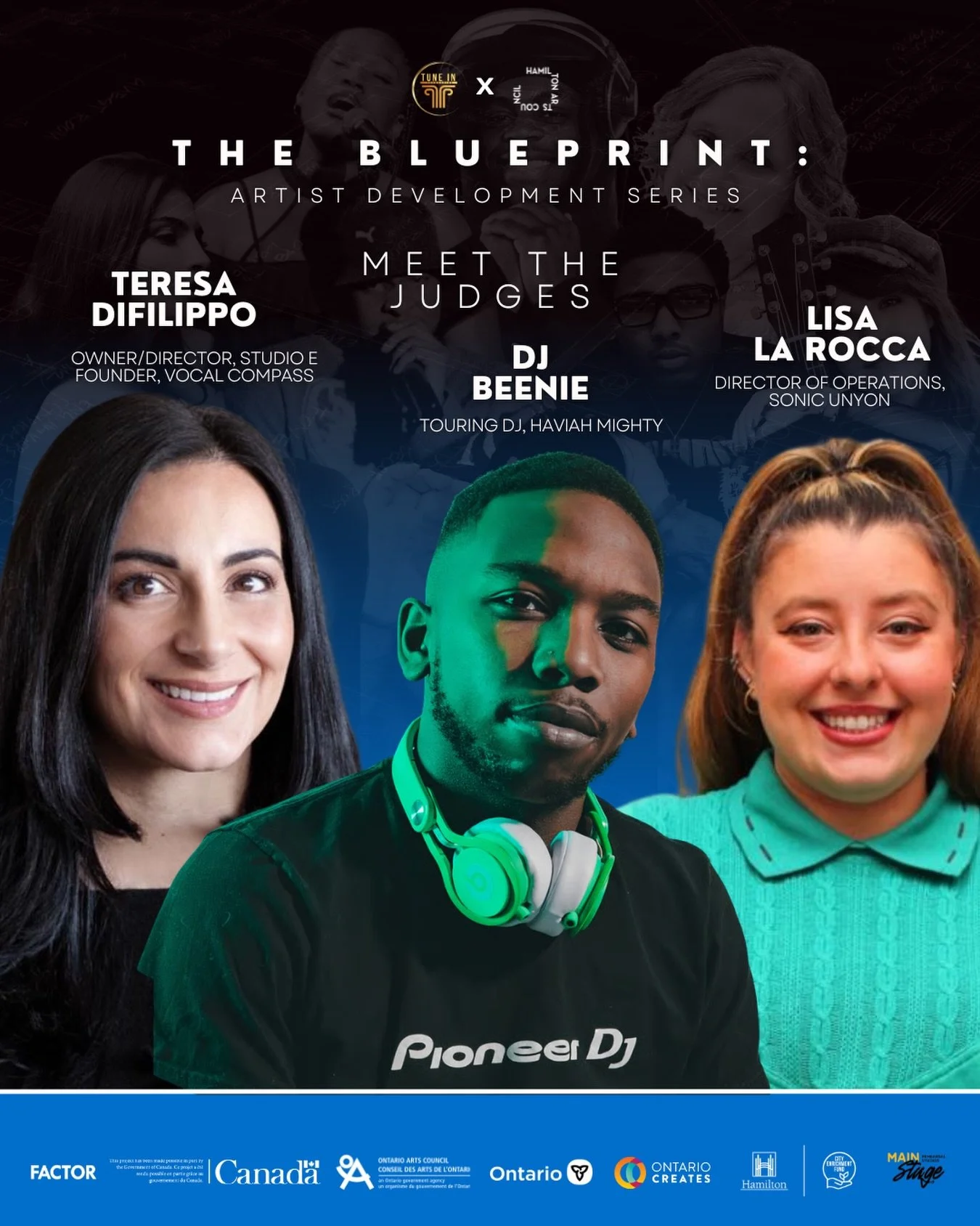 MEET THE JUDGES.

Behind every great artist is honest feedback, real industry perspective, and people who understand what it takes to grow.

We&rsquo;re proud to have a powerhouse panel for The Blueprint 4.0 program, bringing experience across artist