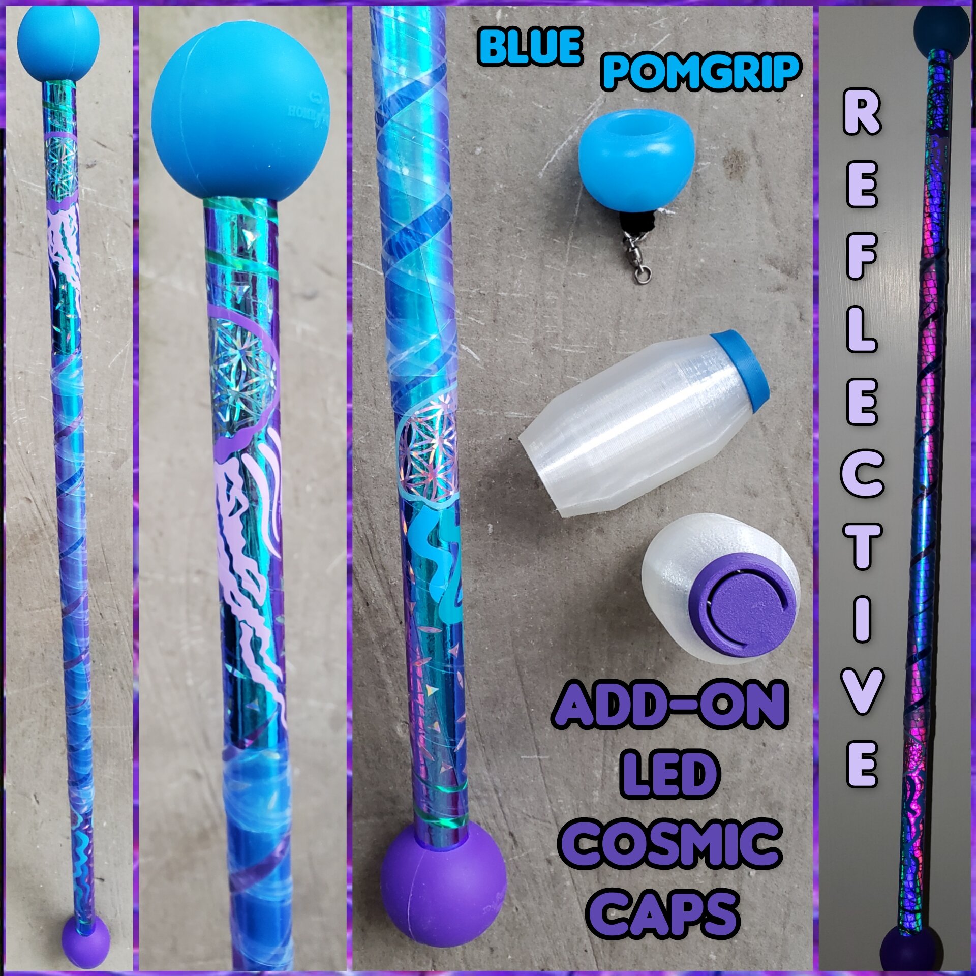 Sacred Jelly - Reflective Contact Wand