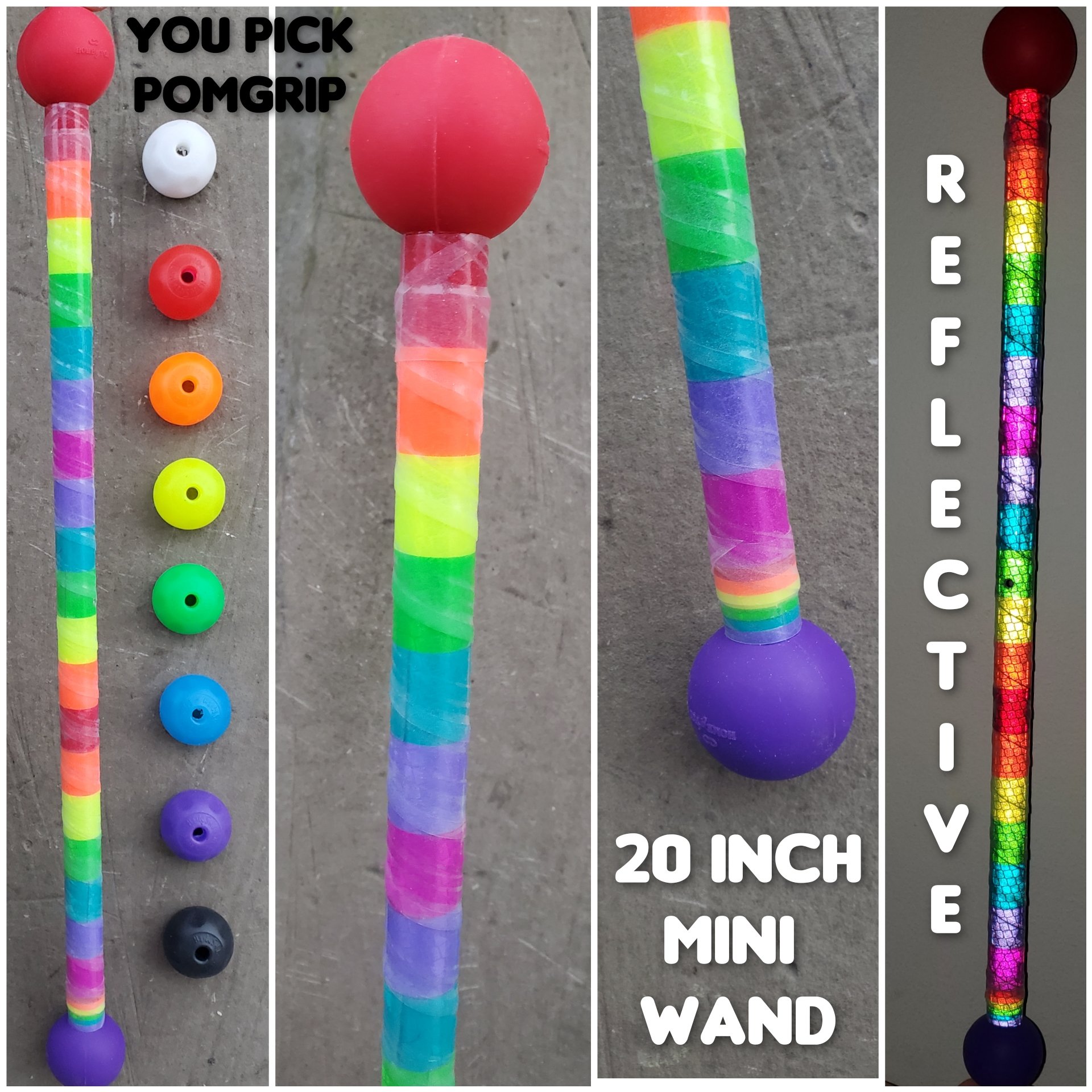 Rainbow Brain - Mini Contact Wand