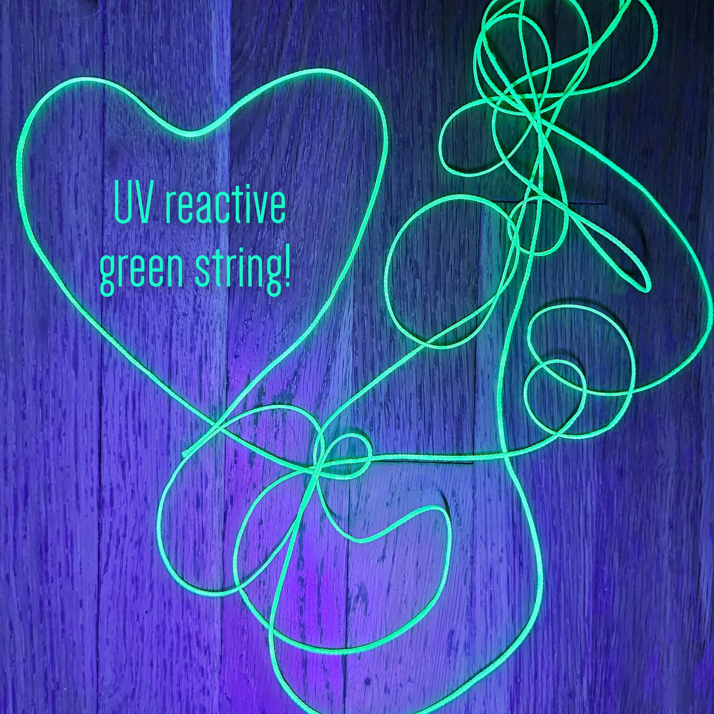 Neon Green UV Reactive Leviwand String Kit - FREE US SHIPPING