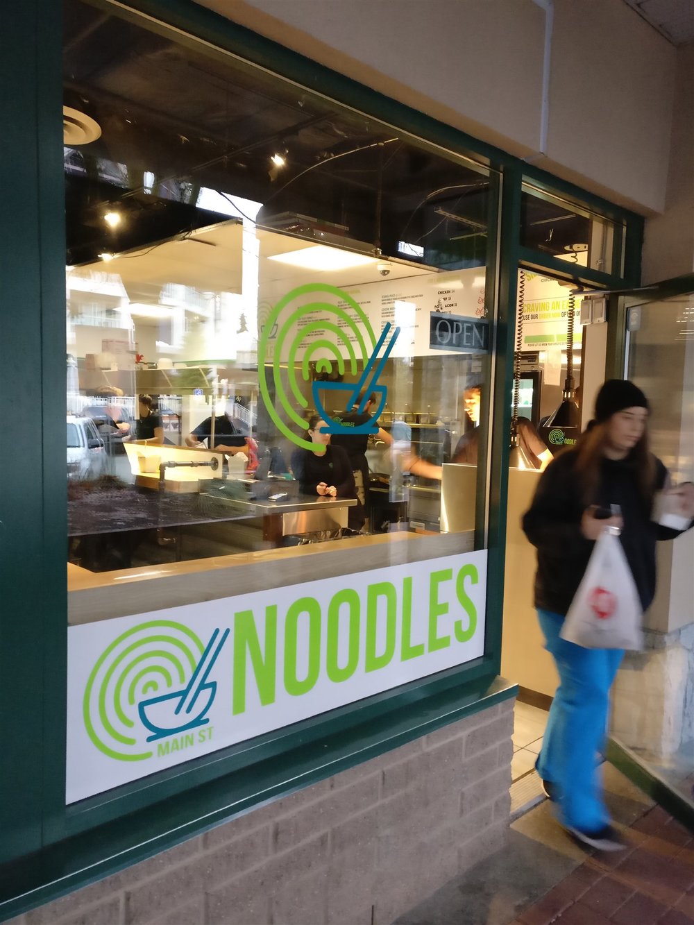 Main Street Noodles is located in Whistler’s “Fast Food Alley.” © Ski Travel Go