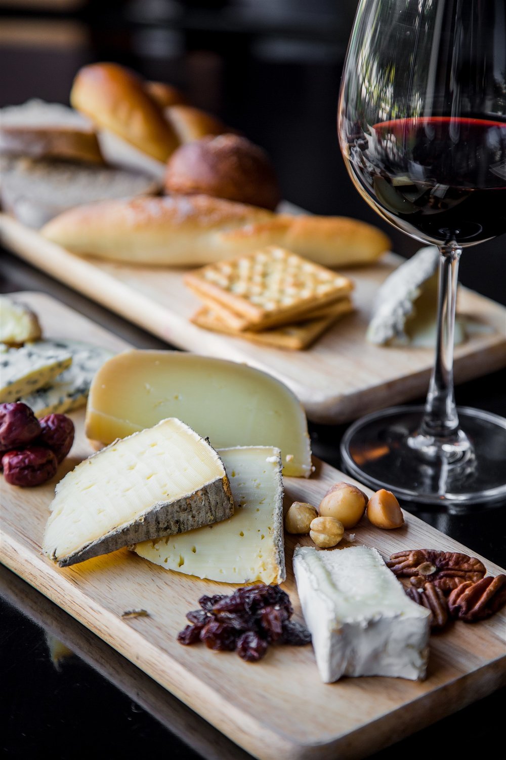   Basalt 's cheese platters are popular for apres-ski as well as late night eats.  Dreamstime  